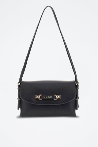 Sac porté épaule Lefia - Noir et doré