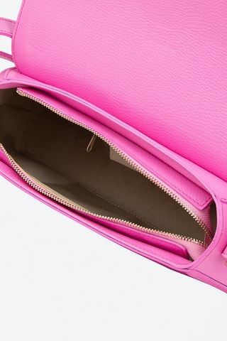 Sac bandoulière en cuir - Rose