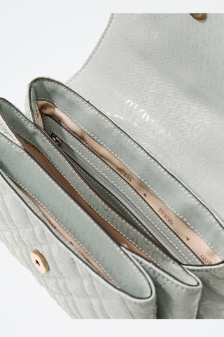 Sac porté épaule Isemay - Blanc et doré