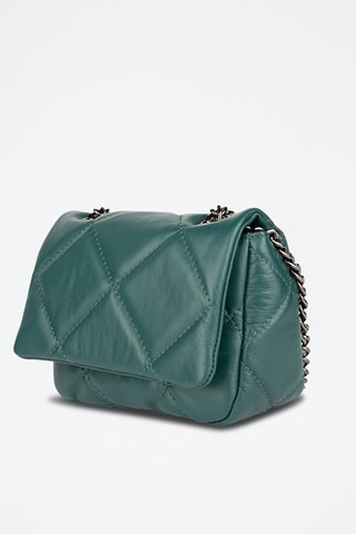 Sac bandoulière en cuir - Vert