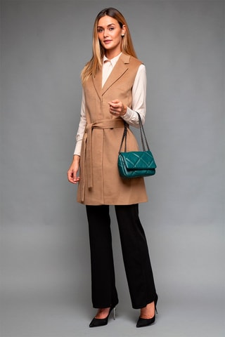 Sac bandoulière en cuir - Vert