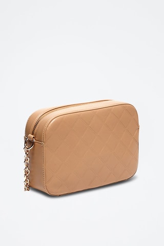 Sac porté épaule - Beige et doré