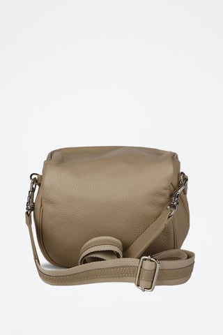 Sac bandoulière en cuir de veau - Beige