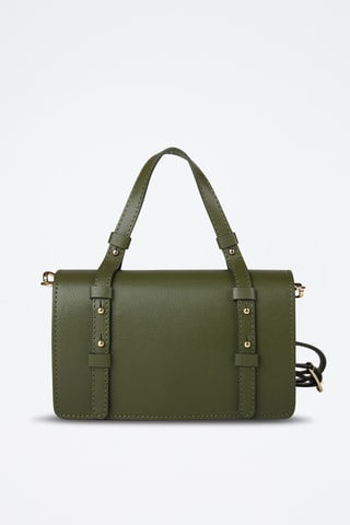 Sac bandoulière en cuir de veau - Vert