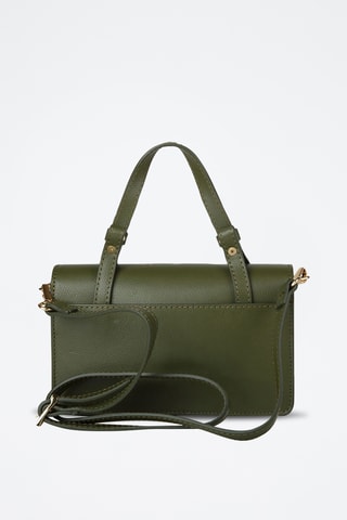 Sac bandoulière en cuir de veau - Vert