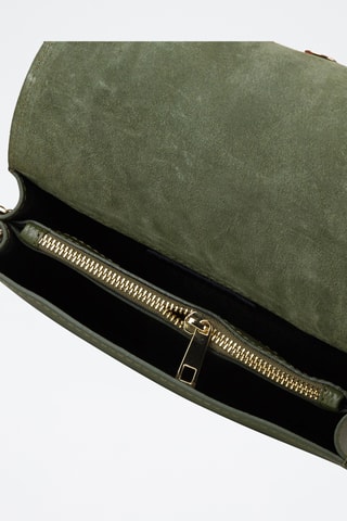 Sac bandoulière en cuir de veau - Vert