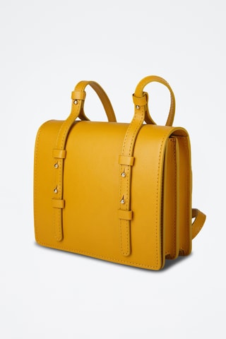 Sac bandoulière en cuir de veau - Jaune
