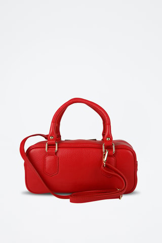 Sac à main en cuir de veau - Rouge