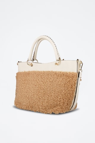 Cabas en cuir de veau - Beige