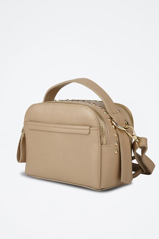 Sac bandoulière en cuir de veau - Beige