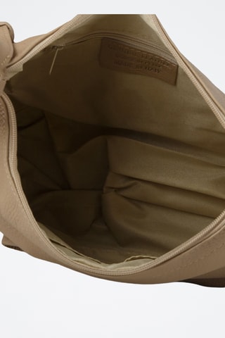 Sac porté épaule en cuir de veau - Beige