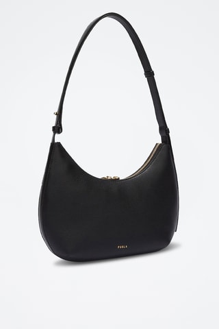 Sac porté épaule en cuir - Noir