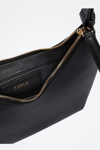 Sac porté épaule en cuir - Noir