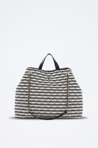 Cabas et pochette - Bleu marine