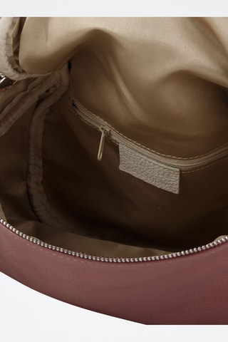 Sac bandoulière en cuir de veau - Rose