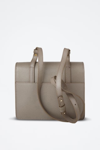 Sac bandoulière en cuir de veau - Taupe