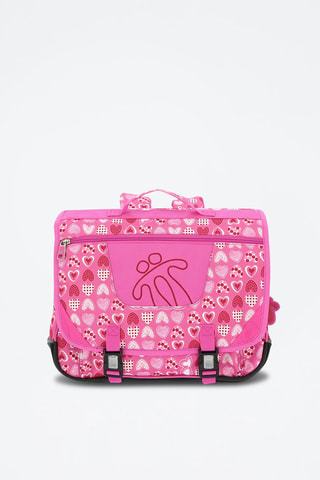 Cartable Tijeras - Blanc, noir, rouge et rose