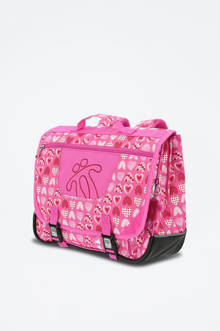 Cartable Tijeras - Blanc, noir, rouge et rose