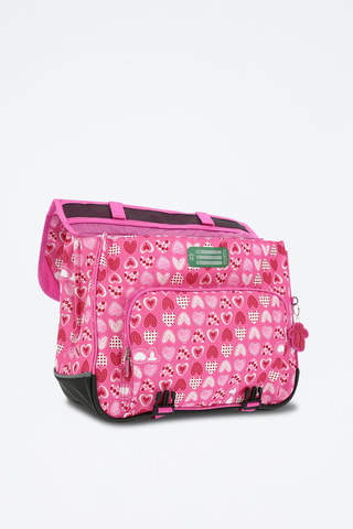 Cartable Tijeras - Blanc, noir, rouge et rose