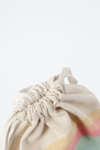 Zaino Rainbow - Beige, verde, giallo e rosa