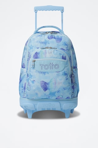 Sac à dos à roulettes Renglones - Bleu