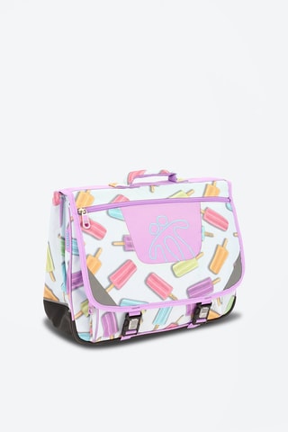 Cartable Tijeras - Blanc, rouge, bleu, violet et rose