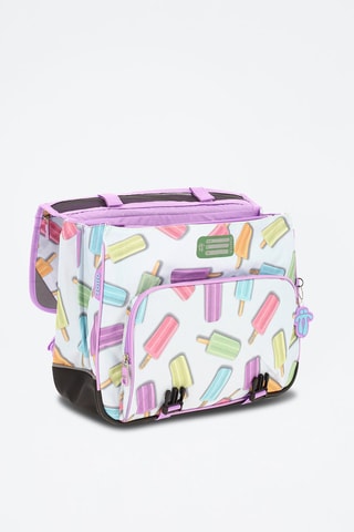 Cartable Tijeras - Blanc, rouge, bleu, violet et rose