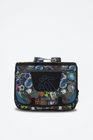 Cartable Tijeras - Noir, bleu, vert et gris