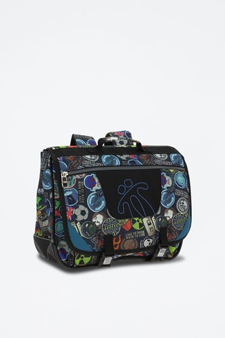 Cartable Tijeras - Noir, bleu, vert et gris