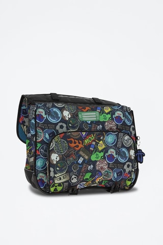 Cartable Tijeras - Noir, bleu, vert et gris