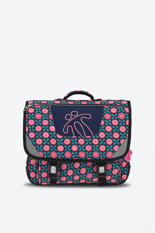 Cartable Tijeras - Blanc, bleu et rose