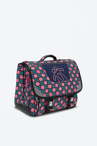 Cartable Tijeras - Blanc, bleu et rose