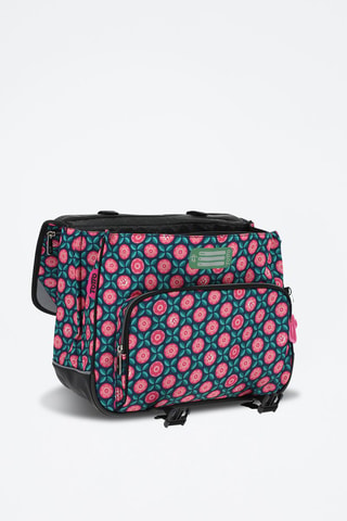 Cartable Tijeras - Blanc, bleu et rose