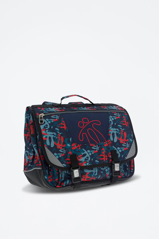 Cartable Tijeras - Rouge, bleu et vert