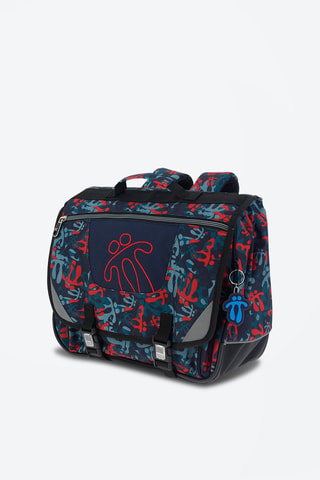 Cartable Tijeras - Rouge, bleu et vert