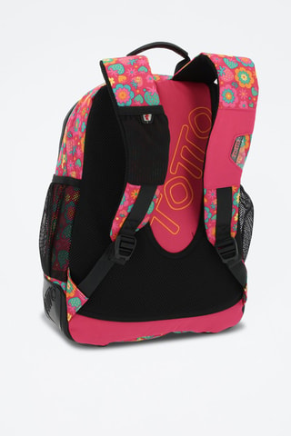 Zaino Crayoles Fucsia - Nero, blu, arancione e viola