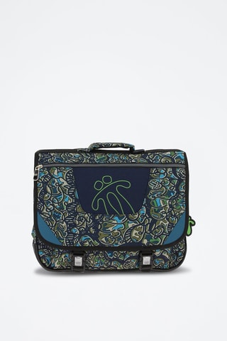 Cartable Tijeras - Beige, bleu et vert