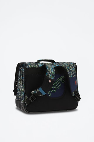Cartable Tijeras - Beige, bleu et vert