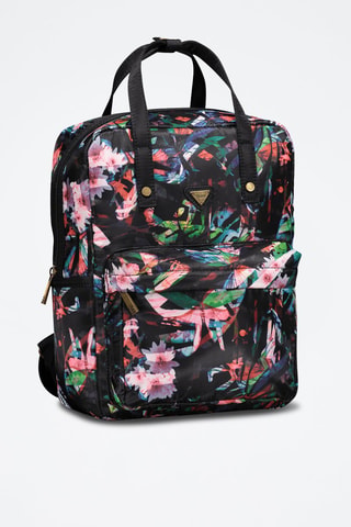Zaino Amanda - Nero, verde, arancione e rosa