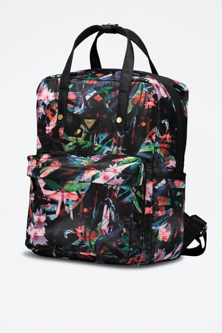 Zaino Amanda - Nero, verde, arancione e rosa