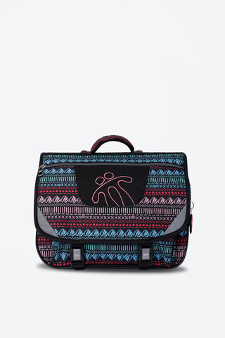 Cartable Tijeras - Noir, rouge, bleu et rose