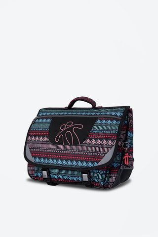 Cartable Tijeras - Noir, rouge, bleu et rose