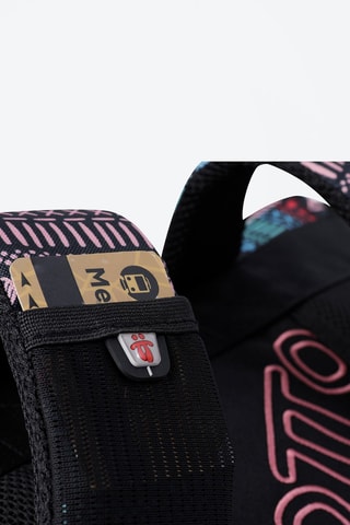 Cartable Tijeras - Noir, rouge, bleu et rose