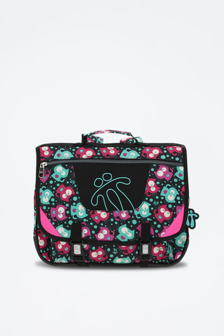 Cartable Tijeras - Blanc, noir, bleu et rose
