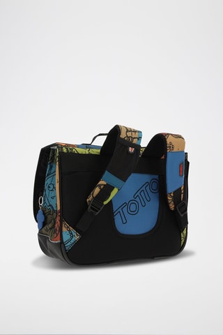Cartable Tijeras - Noir, beige, bleu, vert et marron