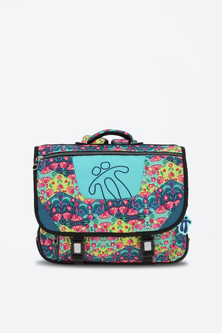 Cartable Tijeras - Bleu, vert et rose