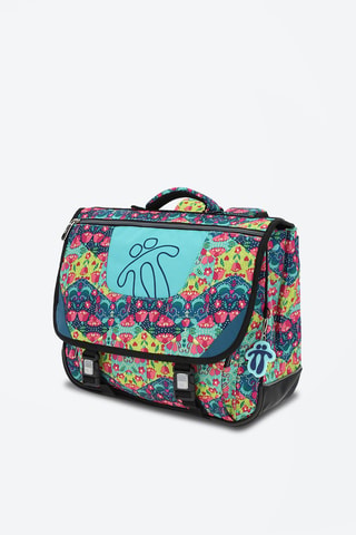 Cartable Tijeras - Bleu, vert et rose