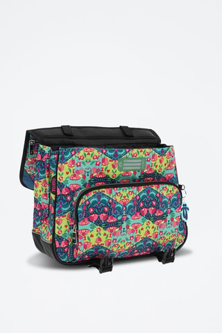Cartable Tijeras - Bleu, vert et rose