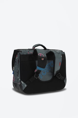 Cartable Tijeras - Blanc, noir, rouge, bleu et gris