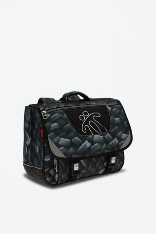 Cartable Tijeras - Noir, rouge et gris